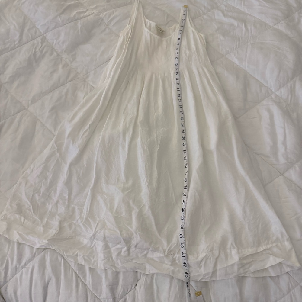 Banana Republic 100% Linen White Sleeveless Dress. Used. Small. - Picture 4 of 8